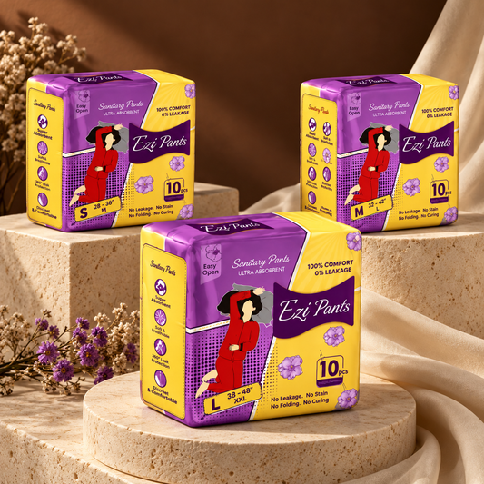 Ezi Pants Comfortable – Ultra Absorbent Sanitary Pants (10 PCS)
